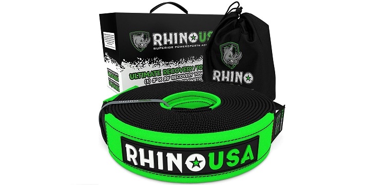 Rhino USA Recovery Tow Strap