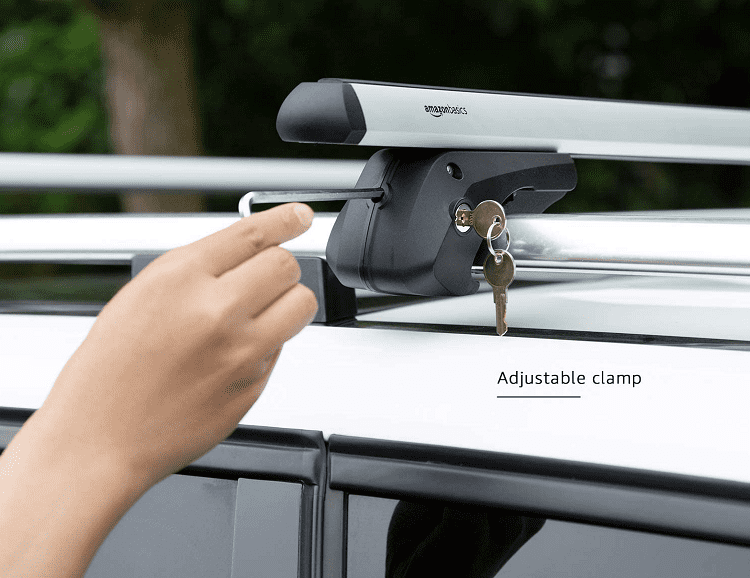 Amazon Basics Universal Cross Rail Roof Rack