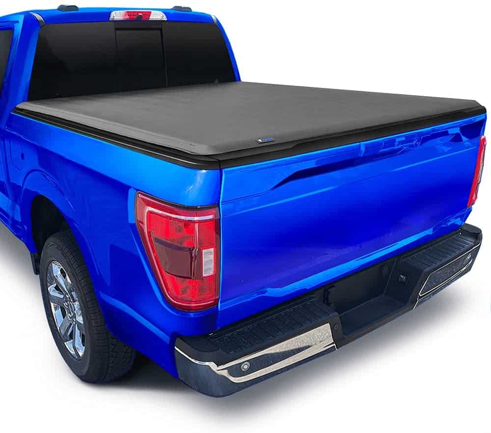 Tyger Auto T1 Soft Roll Up Truck Bed Tonneau Cover