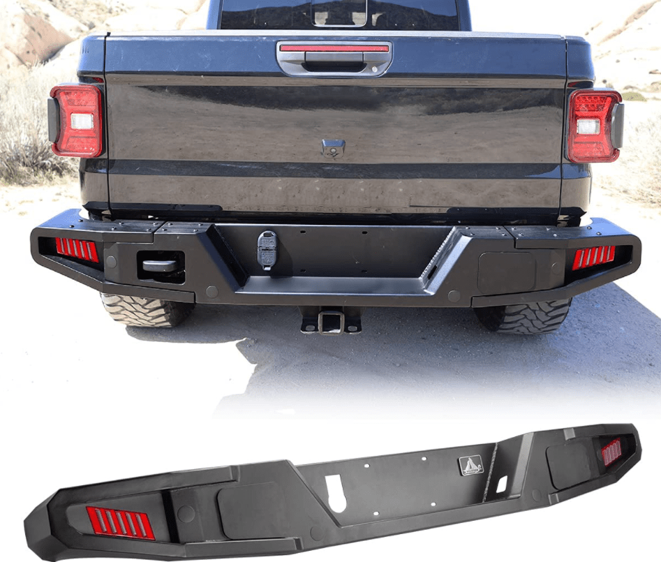 Aftermarket rear bumper