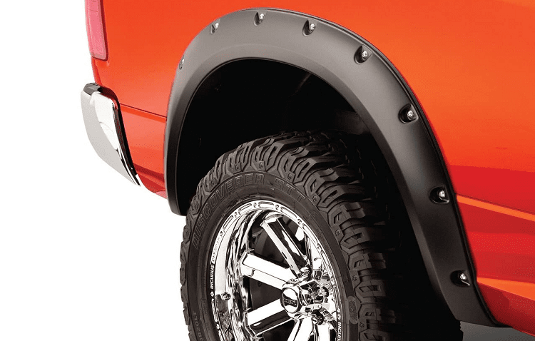 Bushwacker Rivet Style Smooth Finish 4-Piece Fender Flare Set