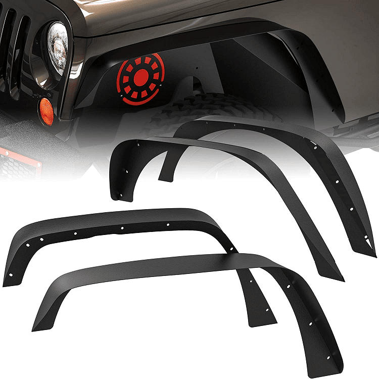 oEdRo Solid Steel Fenders Flares