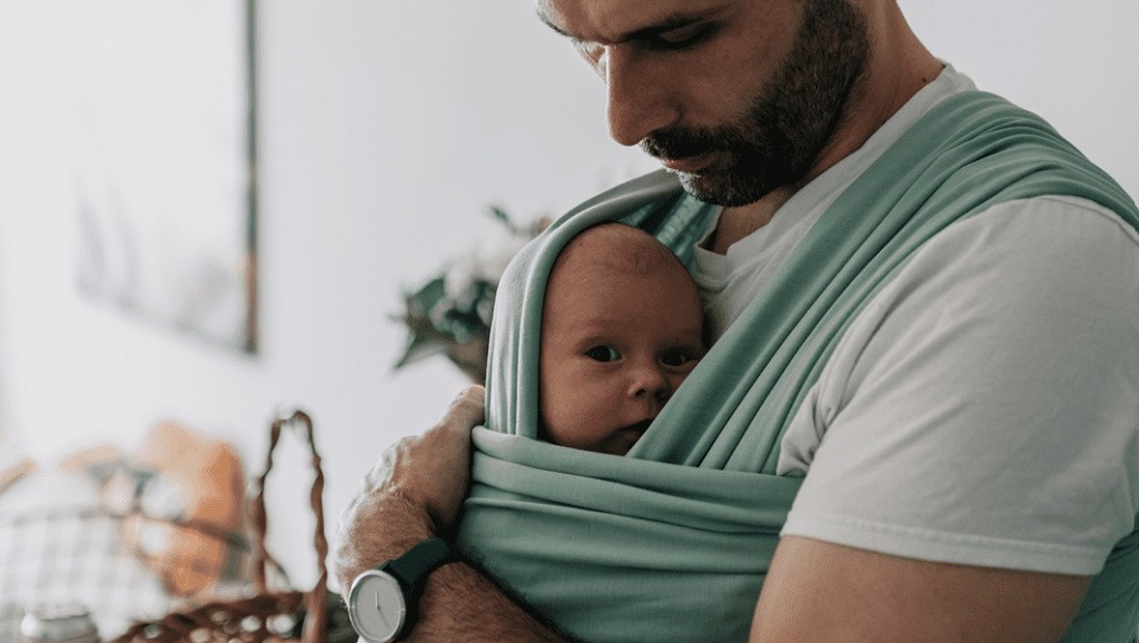 sleep regression baby wearing