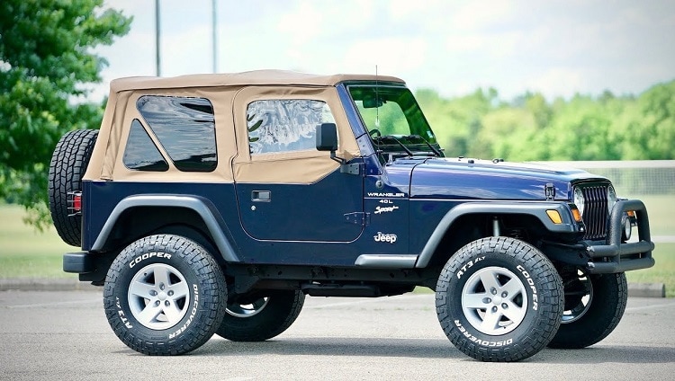 1998 jeep wrangler interior