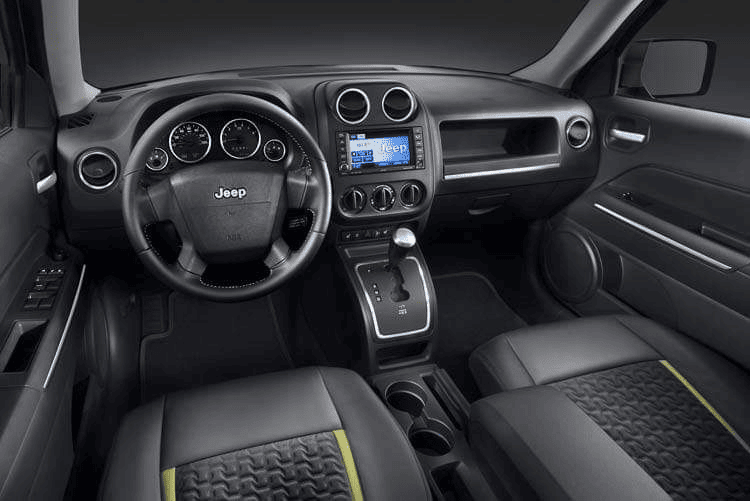 2009 jeep patriot interior