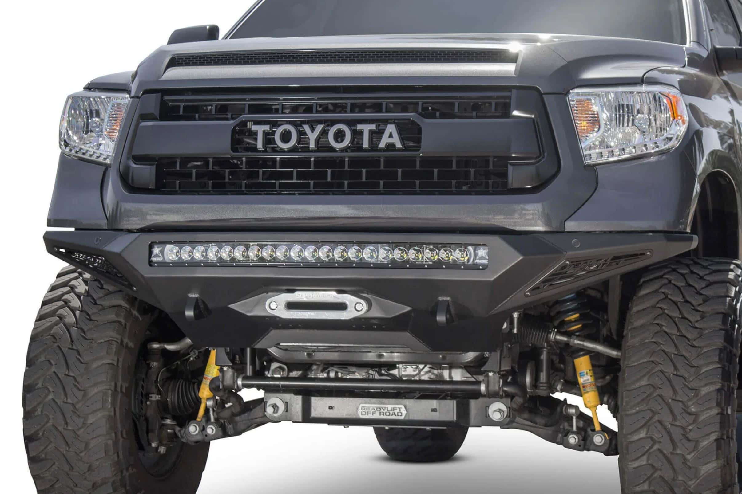 Addictive Desert Designs – Toyota Tundra Stealth Fighter Winch Front Bumper | 2nd Generation Toyota Tundra 2014 -2021