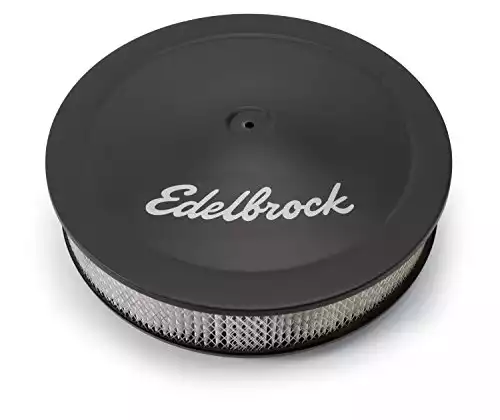 Edelbrock 1223 Pro-Flo Black Finish 3" Round Air Filter | Amazon