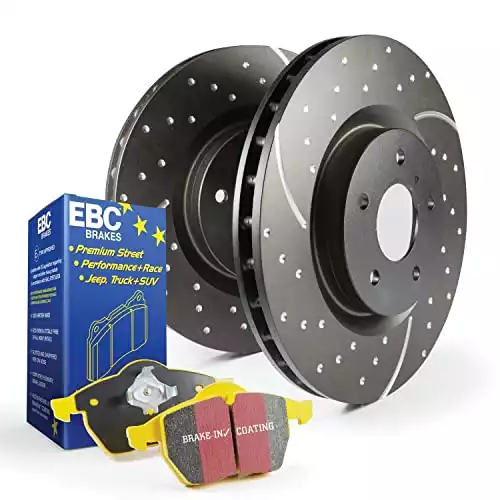 EBC Stage 5 Super Street Dimpled and Slotted Front Brake Kit | Amazon